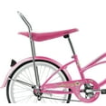 thumbnail image 5 of Wonder Wheels 20 In. Beach Cruiser Lowrider Coaster Brake Single Speed Bicycle, Bike With Banana Seat Stainless Steel Spokes One Piece Crank Alloy Rims 36 H - Pink, 5 of 7