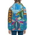 thumbnail image 4 of Kll Unisex Kids Boys Girls Hooded Pocket Pullover Hoodies-Little Sea Turtles, 4 of 9
