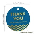 thumbnail image 6 of Inkdotpot Pack Of 50 Thank You For Celebrating With Us Bridal Shower-Baby Shower-Retirement-Wedding-Birthday Favor Paper Tags Craft Real Gold Foil Hang Tags, 6 of 7