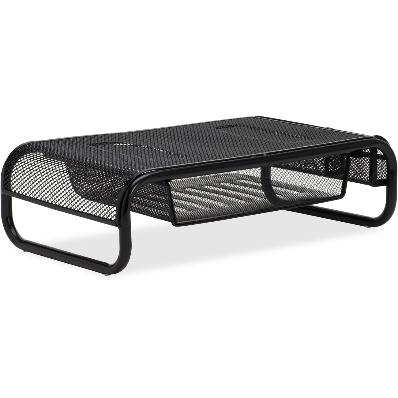 Lorell Mesh Wire Monitor Stand 20" Width Black LLR84148 Walmart