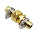 thumbnail image 6 of 3 Sets 5/8 Inch Brass Garden Hose Repair Kit Mender End Water Hose End Mender Female and Male Hose Connector with 6 Pieces Stainless Steel Clamp and 6 Pieces 3/4 Inch Rubber Gaskets, 6 of 10
