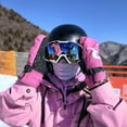 thumbnail image 2 of FEISEDY Ski Goggles, OTG Snow Sport Goggles for Adult Youth, Anti-Fog UV400 Protection Bendable Dual-Lenses B2961, 2 of 14