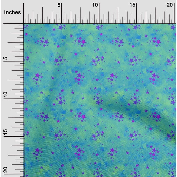oneOone Cotton Jersey Light Sea Green Fabric Batik Fabric For Sewing Printed Craft Fabric By The Yard 58 Inch Wide
