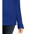 thumbnail image 3 of CHARTER CLUB Womens Blue Textured Ribbed Long Sleeve V Neck Blouse Petites PP, 3 of 3
