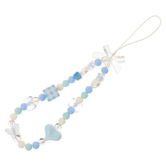 Pretyzoom Phone Charm Strap with Beaded Design for Mobile Phone and Keychain