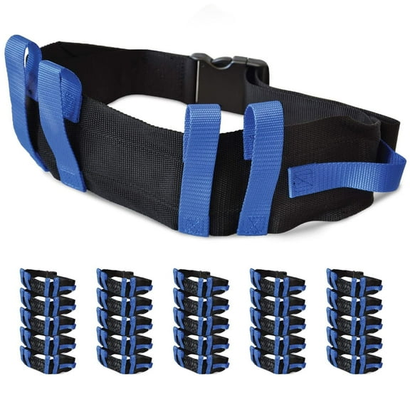 NYOrtho Transfer Belt Gait Belt with Handles for Elderly & Patient Care, 25 Pcs