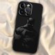 thumbnail image 3 of Funda de teléfono negra suave a prueba de golpes para Apple, b-batman Hero, iPhone 15 14 13 12 11 XS XR X 8 7 Pro Max Plus Mini, 3 of 5