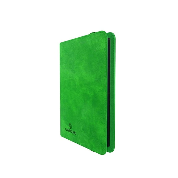 PRIME Album 8-Pocket | Organize Standard and Japanese Size Collectible Cards | Premium Card Game Protector | Holds up to 160 Cards |Ideal for Playset Collections | Green Color | Made by Gamegenic