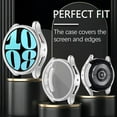 thumbnail image 3 of ZUKKASHAN Compatible with Samsung Galaxy Watch 6 40mm Screen Protector Case Flexible Soft TPU All-Around Protective Face Cover for Galaxy Watch 6 Accessories, 3 of 6
