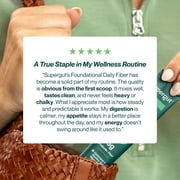 Supergut Foundational Fiber Unflavored Prebiotic Fiber Blend for Gut & Digestive Health, Stick Pack Box, 8 Servings
