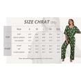 thumbnail image 6 of MINTREUS Lounge Sets for Women Knit Short Sleeve V-neck Tops and Long Pants Soft Comfy Pajamas Set Oversized 2 Piece Outfits, 6 of 8