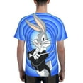 thumbnail image 3 of Looney Tunes Bugs Bunny T-Shirts 3d Printed Short Sleeve Tee Shirt For Men, 3 of 8