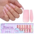 thumbnail image 1 of Gel Nail Tips BtartBox XCOATTIPS, largas y cuadradas, color rosa, 150 unidades, 1 of 7