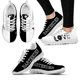 thumbnail image 1 of Zapatillas de deporte de moda en blanco y negro para amantes de los camareros, zapatos ligeros con cordones, zapatos transpirables de verano, zapatos planos, 1 of 6