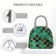 thumbnail image 4 of Balery Green Mosaic Glass Bolsa de Almuerzo para Mujeres, Caja de Almuerzo, Bolsa de Almuerzo Pequeña Impermeable, Tote de Almuerzo Reutilizable con Gran Capacidad, 4 of 6