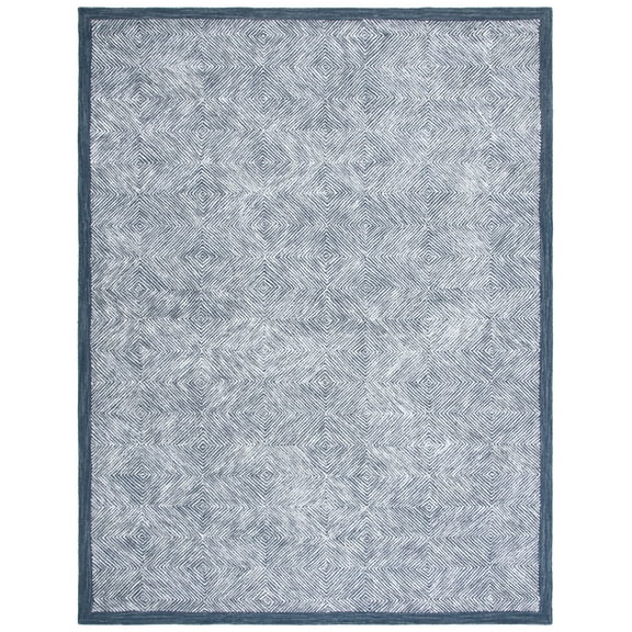 SAFAVIEH Soho Jonie Abstract Area Rug, Dark Grey/Ivory, 8' x 10'