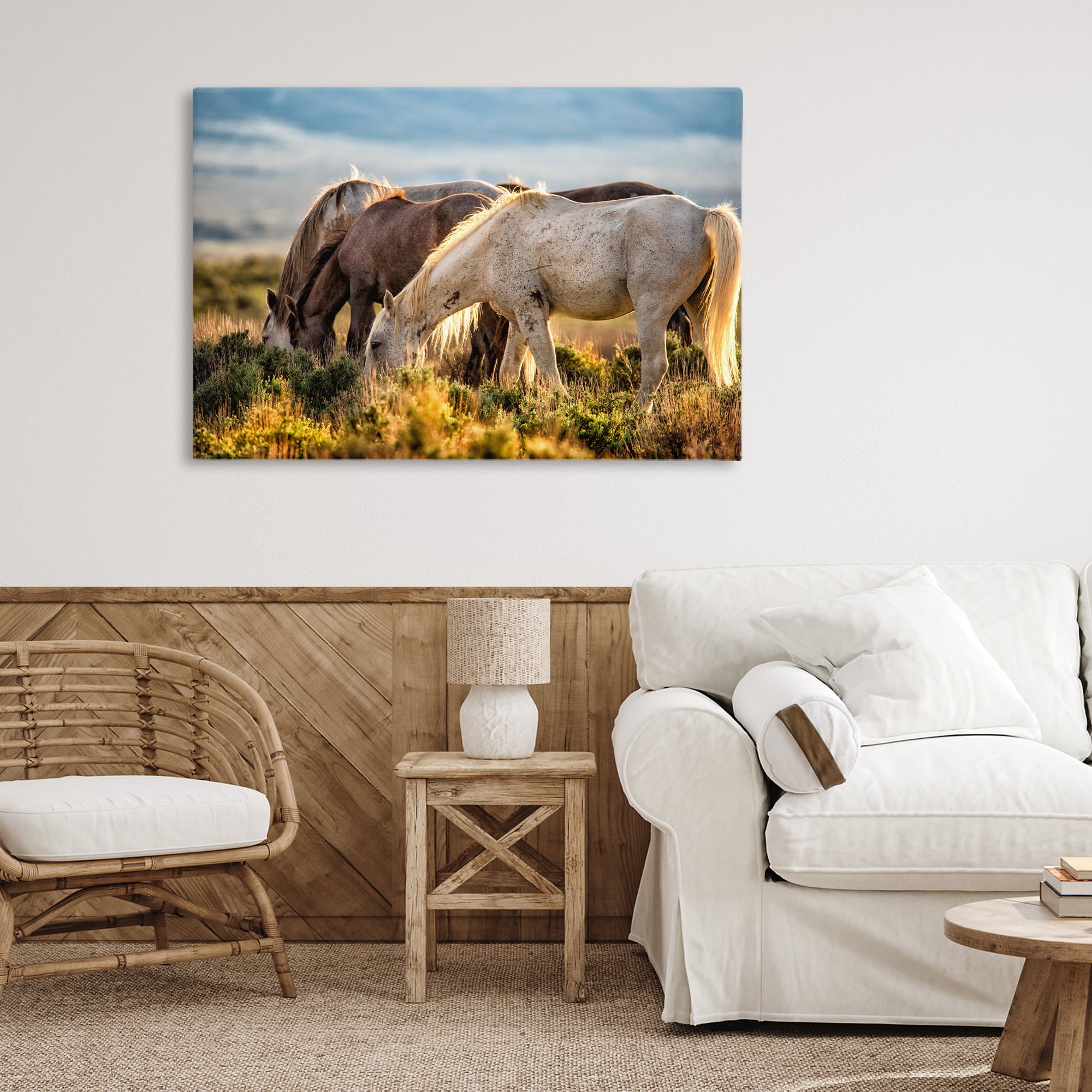 Stupell Industries Equine Evening Graze Canvas Wall Art, design by Tim West