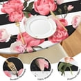 thumbnail image 4 of Pioneer Flower Floral Print Pattern Round Fitted Tablecloth with Elastic Edge,Dining Table Cover Waterproof,Outdoor Round Tablecloth for Camping,Dining,Indoor and Outdoor, 4 of 7