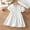 White, variant on Fesfesfes Summer Dress for Girls New Western Style Short Sleeved Lapel Solid Color Princess Dress for Comfortable and Versatile Outfits 2-14 Years(White,6 Years)