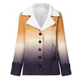 thumbnail image 4 of Lindreshi Womens Shackets Coat in Clothing Clearance Women's Fashion Long Sleeve Pocket Plush Button Coat, 4 of 5