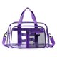 thumbnail image 2 of Bolsa de lona transparente de PVC, portátil, para deportes, ideal para festivales de música y otros eventos deportivos. Púrpura, 2 of 8