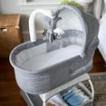thumbnail image 4 of TruBliss® Sweetli Nuture Bassinet, Grey Melange - Newborn to 5 months, 4 of 8