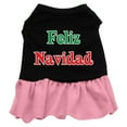 thumbnail image 3 of Christmas Pet Dog  Cat Dress Screen Printed, "Feliz Navidad", 3 of 4