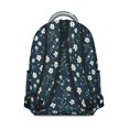 thumbnail image 2 of Pioneer Flower Floral Print Pattern Backpack for School, Cute School Bag with Adjustable Shoulder Straps and Padded Back, 15.3"x11"x7.1", 2 of 4