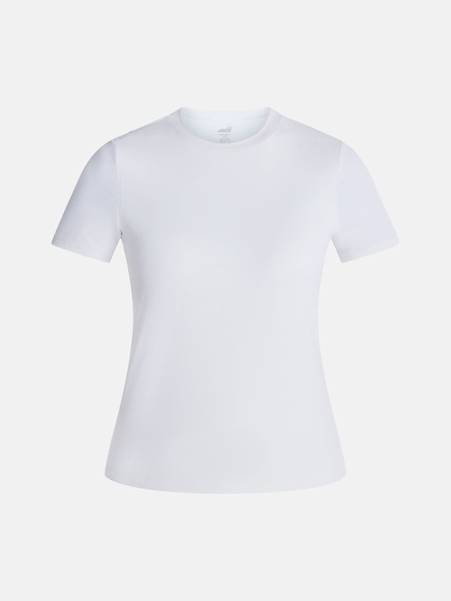 Avia Women's and Women's Plus SoftSculpt Tee with Short Sleeves, Sizes XS-4X