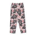 thumbnail image 4 of Balery Black Snake print Women's Pajama Pants,Ultra Lightweight Pjs,Lounge Pant-X-Large, 4 of 9