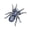 Blue, variant on Beautiful Spiders Shaped Brooch Exquisite Spiders Brooch Pin Inlayed with Rhinestones Stylish Collar Pin Ornament