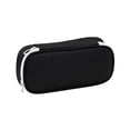 thumbnail image 2 of Clearance! Solid Color Pencil Case - Large Pencil Pouch with Multi-Sections, Sturdy Oxford Bag for Everyday Carry,Black, 2 of 4