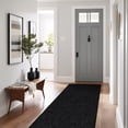 thumbnail image 3 of Beverly Rug Easy Jute Outdoor Indoor Non Shedding Easy-Cleaning Rug Dark Gray 2x7, 3 of 9
