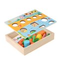 thumbnail image 3 of Juguete Montessori 3 en 1, juguete de clasificación de colores Montessori, habilidad motora fina, regalos de juguetes de aprendizaje preescolar para, 3 of 9