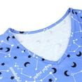 thumbnail image 2 of Pajamas for Women Set Cute Prints Sleepwear Tops with Capri Pants the Big Dipper Large, 2 of 5