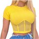 thumbnail image 2 of Fiudx Ofertas Flash Del Día Camiseta Informal de Manga Corta para Mujer, Tops Lisos, Camiseta Corta para Mujer, 2 of 7
