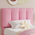 thumbnail image 6 of VECELO Upholstered Bed Frame with Storage Drawers, Twin Size Modern Platform Bed Frame with Adjustable Headboard, No Box Spring Needed, Pink, 6 of 8