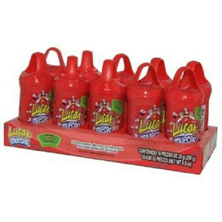 Cherry Lollipop - Product Of Lucas Muecas, Cherry Lollipop, Count 10 - Sugar Candy / Grab Varieties & Flavors