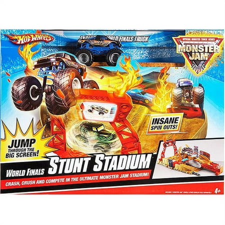 Hot Wheels Monster Jam World Finals Stunt Stadium Play Set