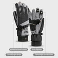 thumbnail image 2 of Guantes de esquí Irfora Hombres Mujeres Invierno Guantes cálidos Guantes de pantalla táctil Antideslizante A prueba de viento Impermeable Guantes de esquí térmicos para correr al aire libre Irfora Guantes de esquí, 2 of 5