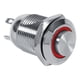 thumbnail image 1 of Pulsador De Metal LED Resistente Al Agua, Círculo De 12 Mm, Cabezal De Botón De Metal De Tipo Momentáneo, Duradero Para Interiores Y Exteriores, En Rojo, Verde, Azul,, 1 of 7