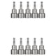 thumbnail image 4 of Destornillador de tuercas de acero portátil Speravity 5 piezas carpintería para garaje vástago hexagonal puntas 19x65mm 2piezas, 4 of 6