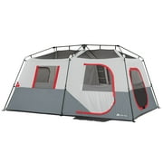 Ozark Trail 8-Person Instant Cabin Tent with LED Lighted Poles and Bluetooth Speaker, 13 ft x 9 ft