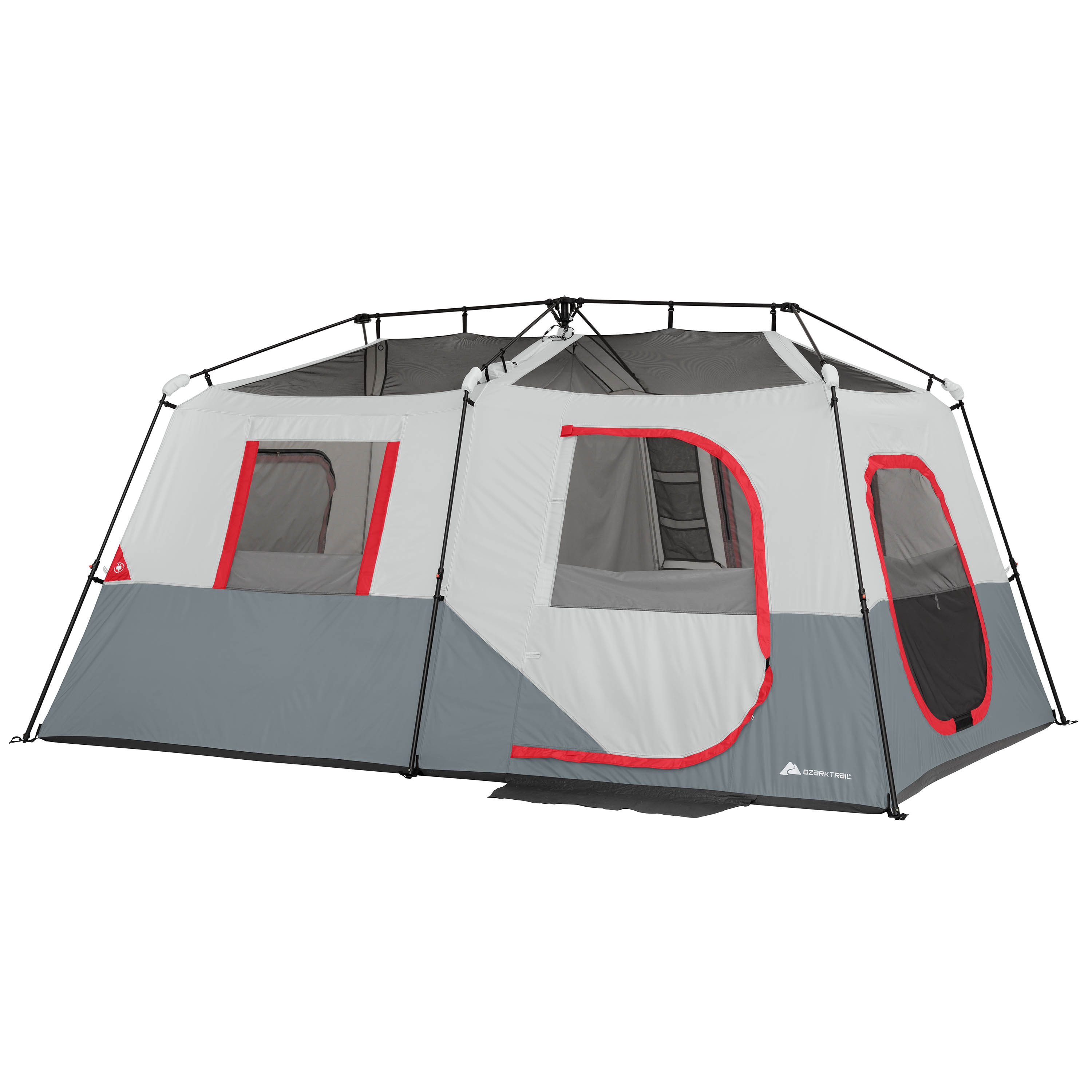Ozark Trail 13' x 9' 8-Person Instant Cabin Tent with LED Lights, 36.9274 lbs - image 2 of 11