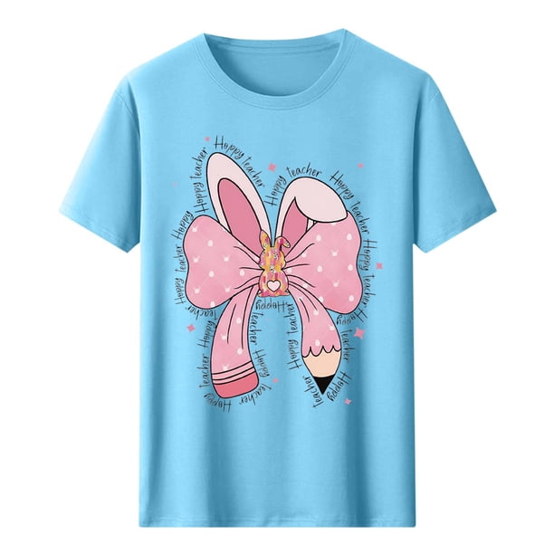 Camisetas de Manga Corta para Hombre Y Camiseta Impresa para Mujer Cuello Redondo Blusas de Moda