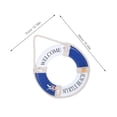 thumbnail image 2 of LOLIPPYY Hanging Craft Pendant Home Decor Mediterranean Style Lifebuoy Multi 1 Piece, 2 of 6