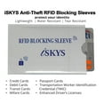 thumbnail image 6 of iSKYS 16 Pack RFID Blocking Sleeves Credit Card Protector & Passport Identity Theft (12 Credit Card + 4 Passport) White, 6 of 6