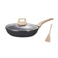 thumbnail image 2 of Sartén y palas de madera multifuncionales fáciles de limpiar resistentes woks sartén para huevos para filetes al aire libre picnic huevos en, 2 of 7