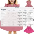 thumbnail image 3 of hengsof Girls Flutter Sleeve Dress Toddler Elegant Ruffle Button Down Casual Dresses, 3 of 7