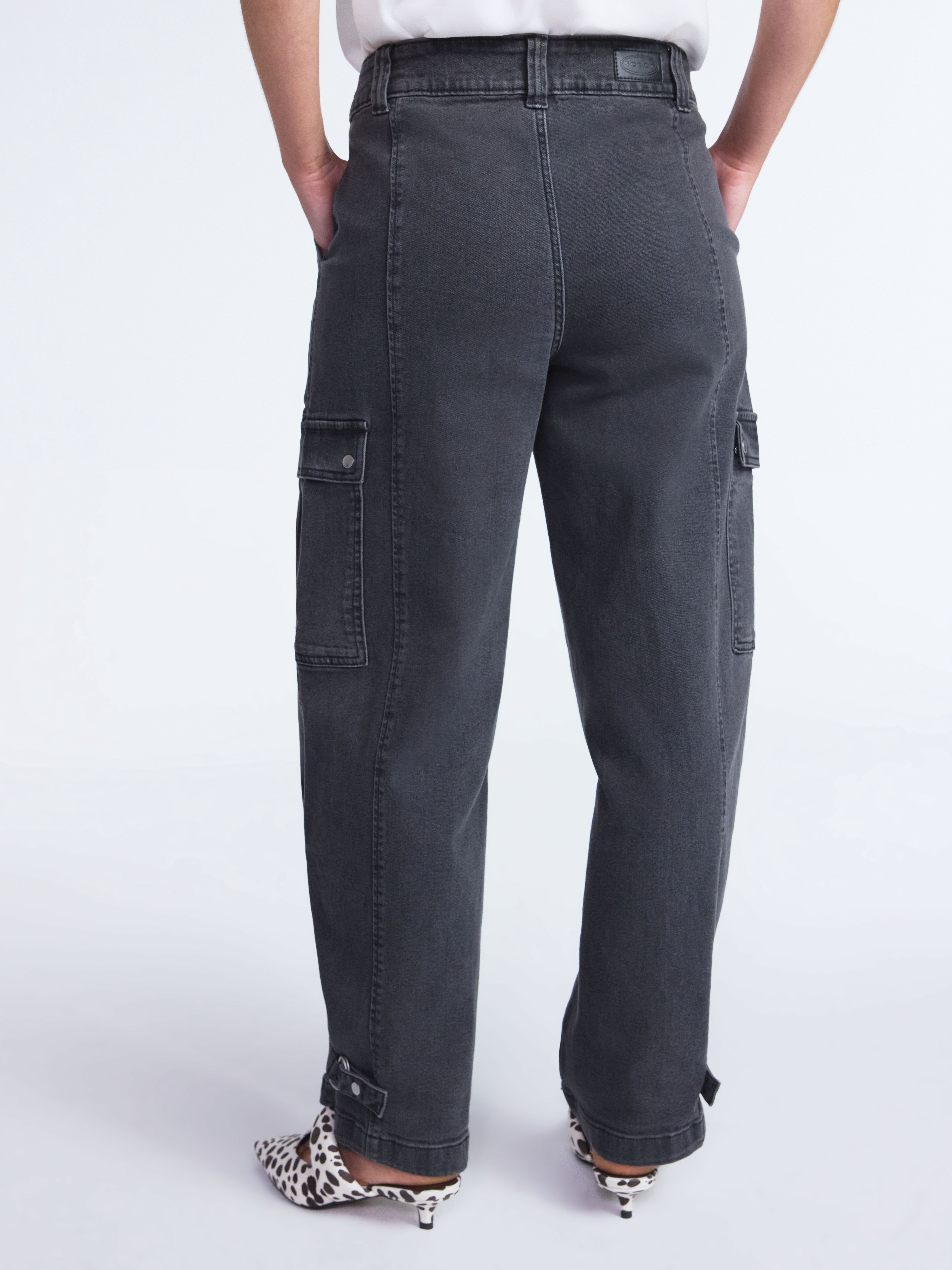 Scoop Women’s and Women’s Plus Utility Cargo Jeans, Sizes 0-26